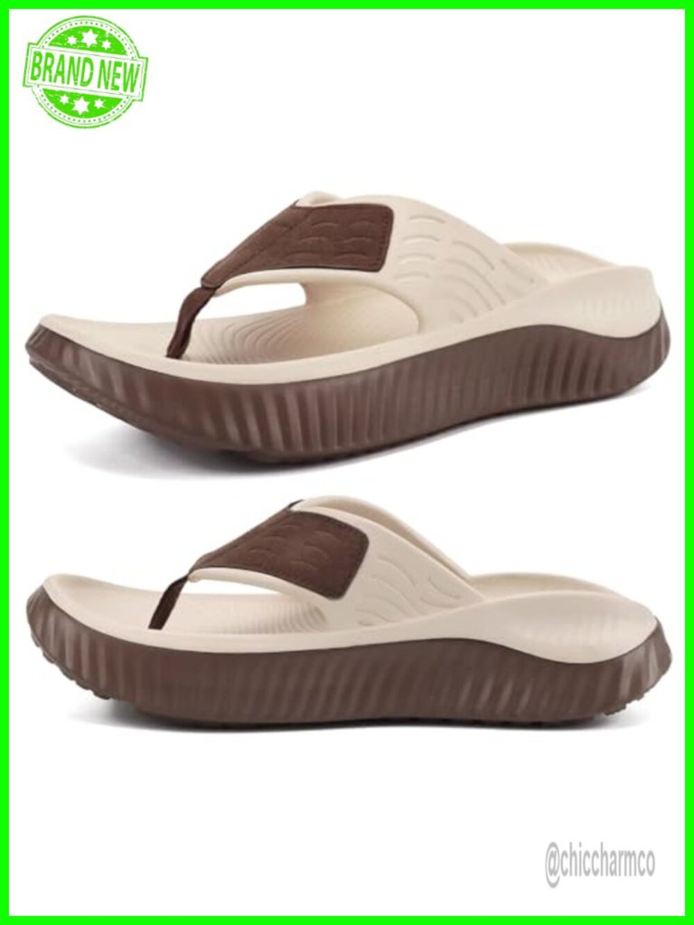 Recovery Flip Flops with Arch Support Orthotic Thong Sandals Cushion Sport